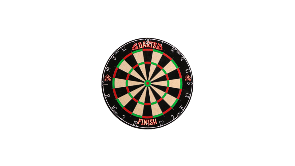 Hauptgewinn - Dartscheibe (Beispielbild - Gewinn kann abweichen)