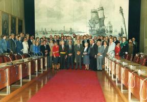 Empfang auf der Jumelage in Oostende im September 1986 | Foto: Lions Club Paderborn